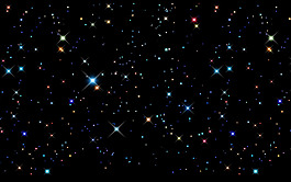閃亮的星星背景