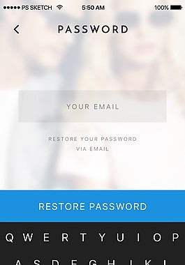 app登陆页设计素材
