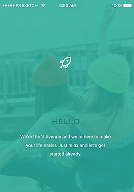 app圖片切換界面設計模板