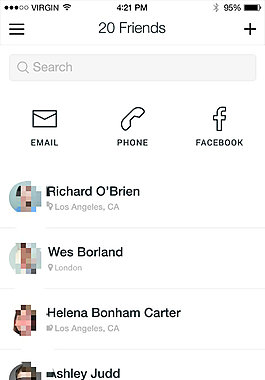 交友app界面素材