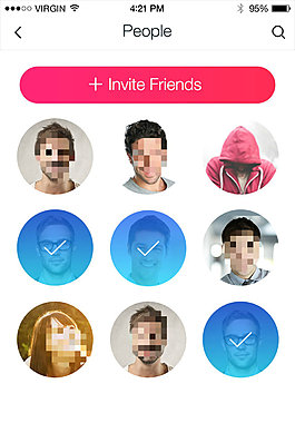 交友app界面制作