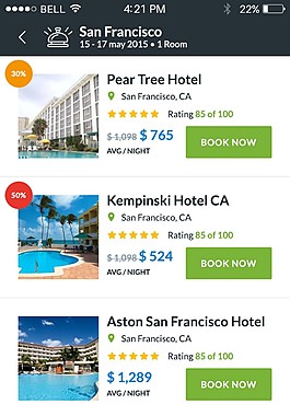 旅店app界面設(shè)計