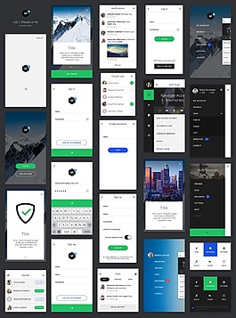 手機app素材合集模板