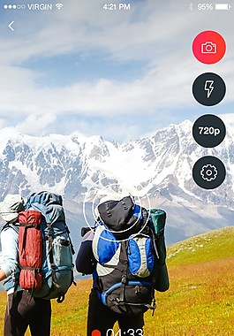 手機多媒體app界面制作模板