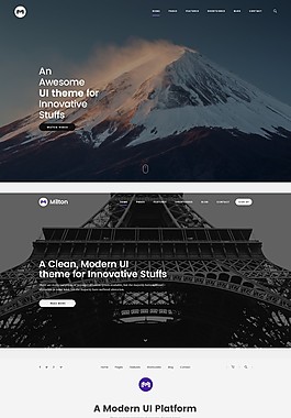UI界面素材制作版式