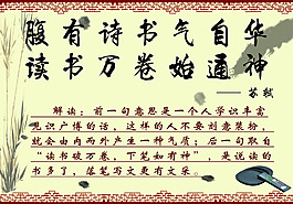 学校文化展板