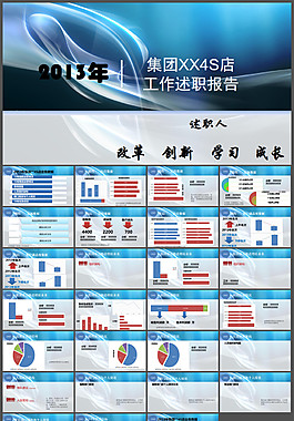 年度工作述職報告PPT模板