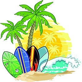 夏季沖浪