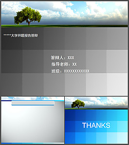 大學(xué)開題報(bào)告PPT模板