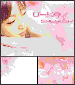 粉色女孩背景PPT模板下載
