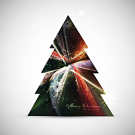 抽象圣誕節(jié)樹(shù)木形狀