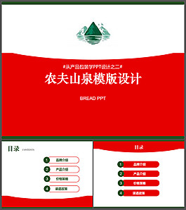 農(nóng)夫山泉廣告PPT模板下載