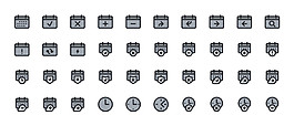 UI頁面圖標(biāo)設(shè)計模板
