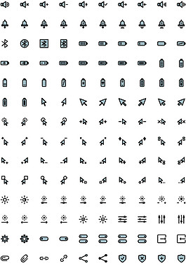 UI矢量圖標(biāo)設(shè)計(jì)元素