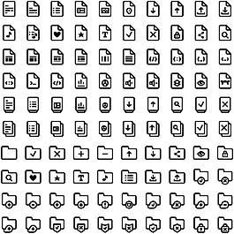 UI矢量圖標(biāo)制作版式