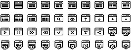 UI矢量圖標(biāo)設(shè)計元素