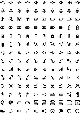 UI矢量界面圖標(biāo)圖案