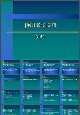項(xiàng)目總結(jié)PPT模板
