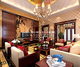 中式3D室內(nèi)模型設(shè)計(jì)