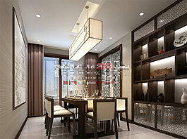 中式3D室內(nèi)模型設(shè)計(jì)