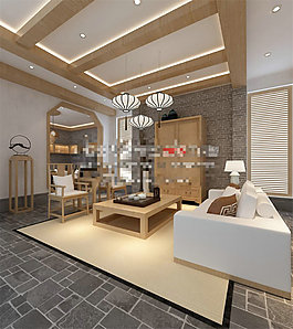 中式室內(nèi)模型室內(nèi)模型