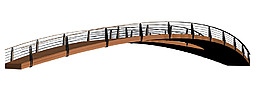 新中式景观木拱桥