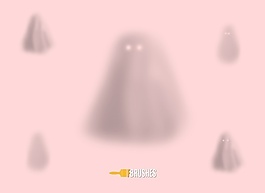 幽灵装扮Photoshop笔刷下载