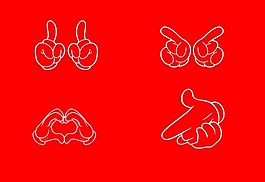 手勢(shì)效果Photoshop筆刷下載