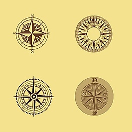 指南針、羅盤圖案Photoshop筆刷下載