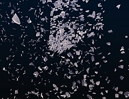 CG式破碎紋理、玻璃爆炸碎片效果Photoshop筆刷