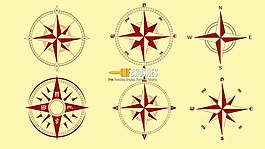 指南針photoshop筆刷素材