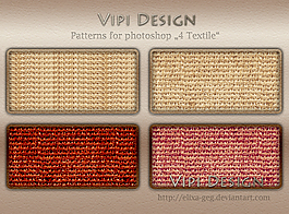 4種針織物樣式Photoshop填充圖案底紋素材 Patterns 下載