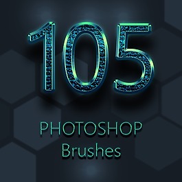 105個畫筆超大PS筆刷下載