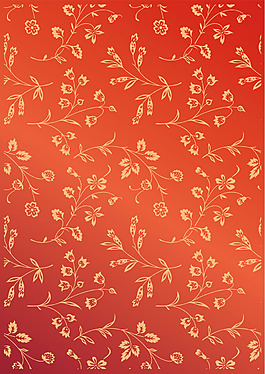 華麗連續(xù)花卉圖案服裝服飾圖案