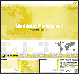 WorldMarket PPT模板