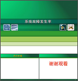 綠色ppt模板