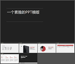 仿羅永浩錘子手機(jī)網(wǎng)站素雅風(fēng)格ppt模版