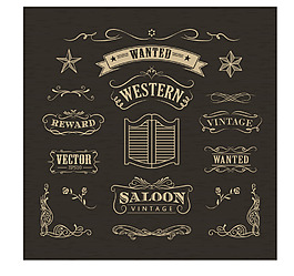 精美線性花紋邊框設(shè)計矢量素材