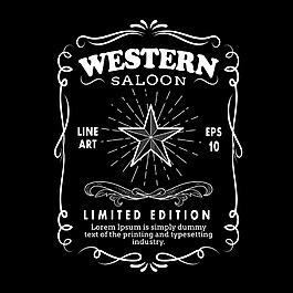 精美線性花紋邊框設(shè)計矢量素材