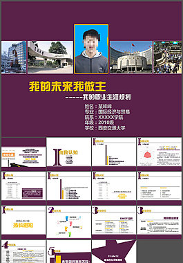 職業(yè)規(guī)劃ppt模板