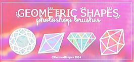 可愛卡通鉆石、寶石手繪photoshop筆刷素材