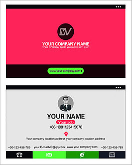 大氣時(shí)尚商務(wù)名片