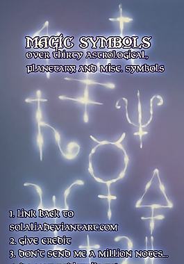 神秘發(fā)光符號PS素材筆刷