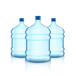 送水 礦泉水矢量素材