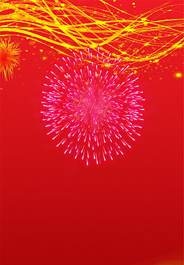 國慶節展板煙花背景圖
