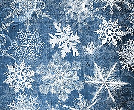雪花筆刷PS素材