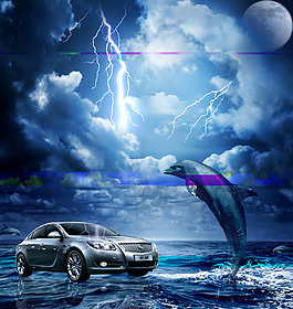 大眾汽車海報設計