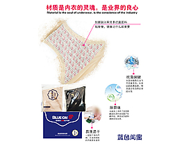 藍(lán)色閨蜜女性私護(hù)內(nèi)褲推廣圖