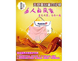 藍(lán)色閨蜜女性私護(hù)內(nèi)褲推廣圖