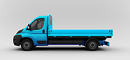 卡車貨車 運輸車 汽車 車 樣機 psd